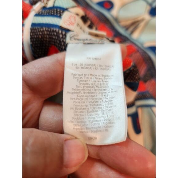 Paul & Joe Sister Anthropologie Drop Waist Dress S Guadalupe french FR36 Mod - Picture 6 of 7